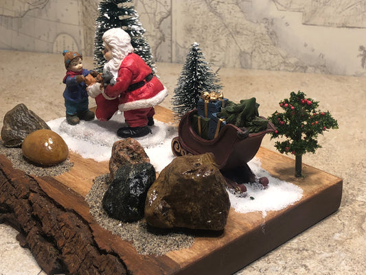 "Santa with Kittens"