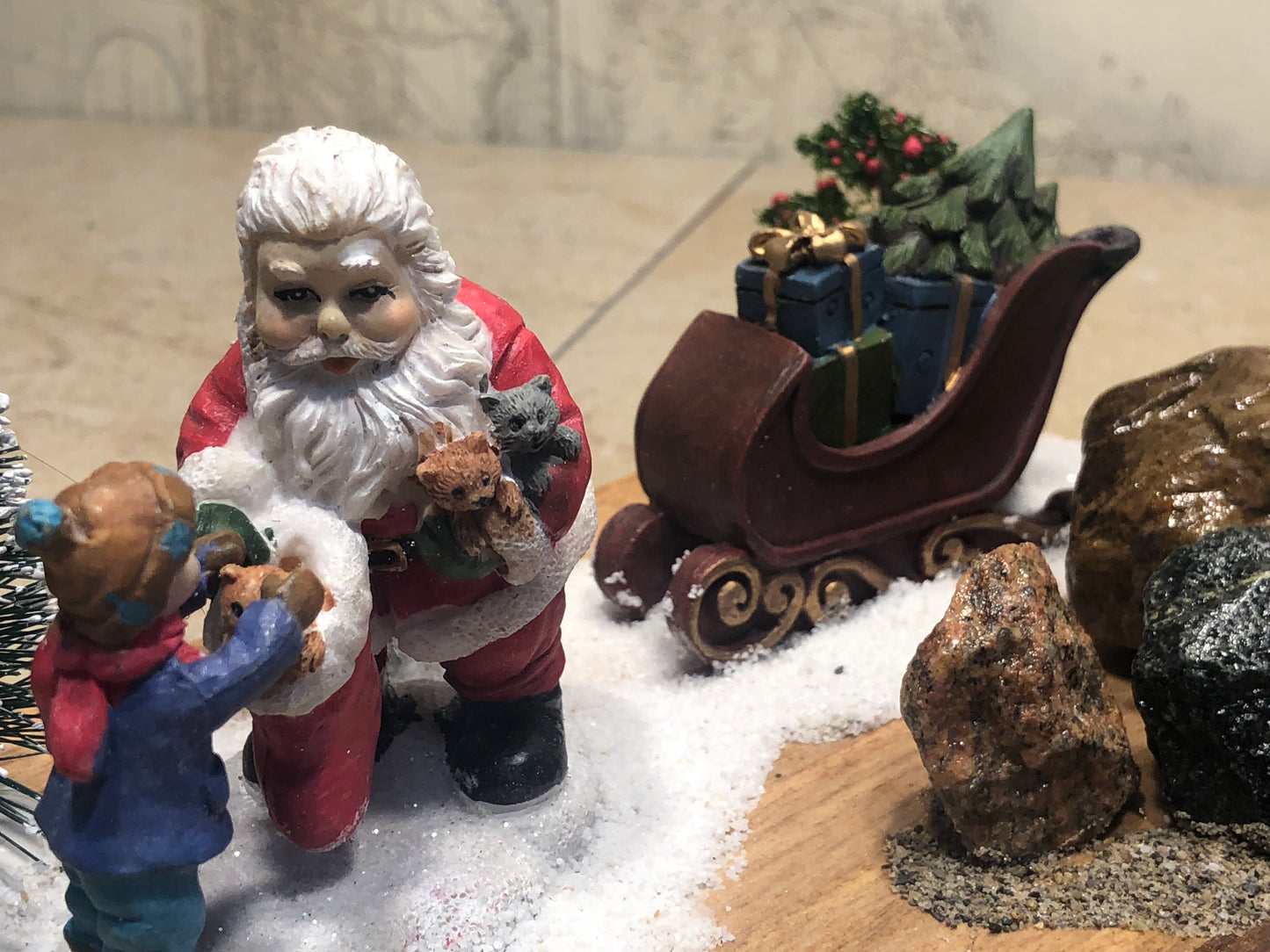 "Santa with Kittens"